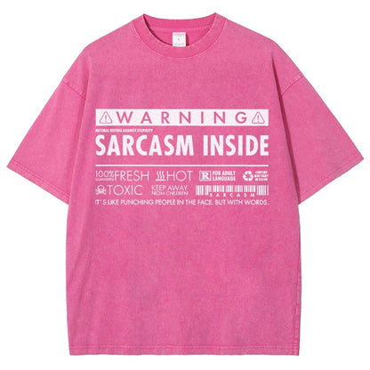 Sarcasm Inside Vintage Distressed T-shirt