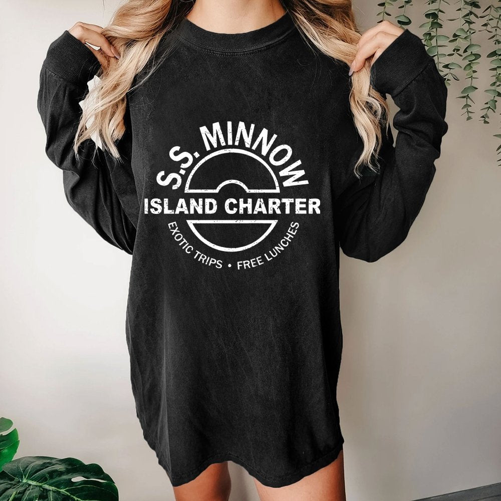 Ocean Explorer Washed Long Sleeve Tee