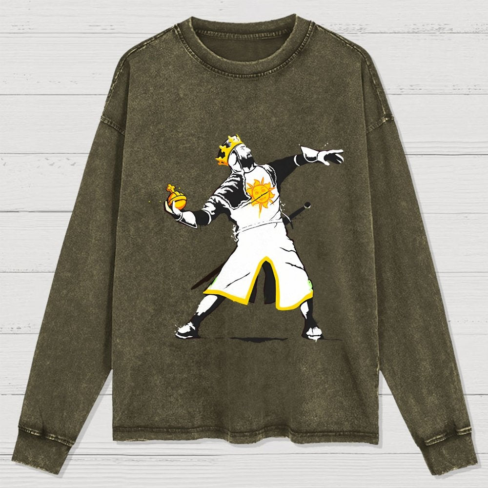 Holy Hand Grenade Washed Long Sleeve Tee