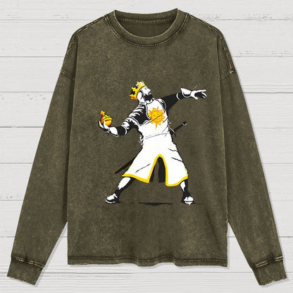 Holy Hand Grenade Washed Long Sleeve Tee