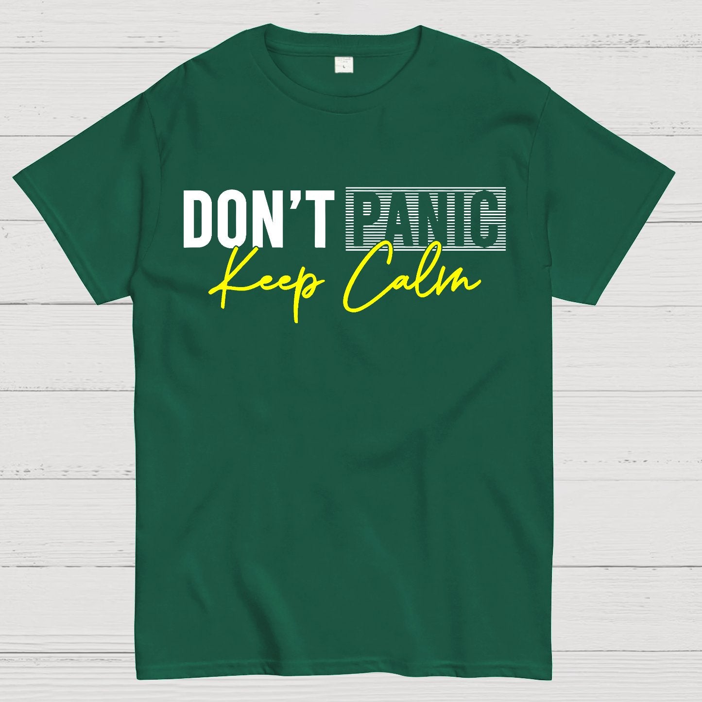 Don't Panic Keep Calm Geek T-Shirt