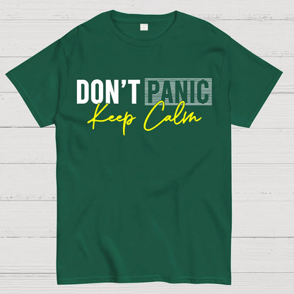Don't Panic Keep Calm Geek T-Shirt