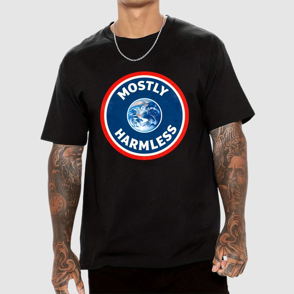 Mostly Harmless Art Print Geek T-Shirt