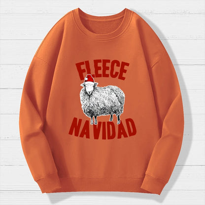 FLEECE NAVIDAD Christmas Geek Cotton Sweatshirt