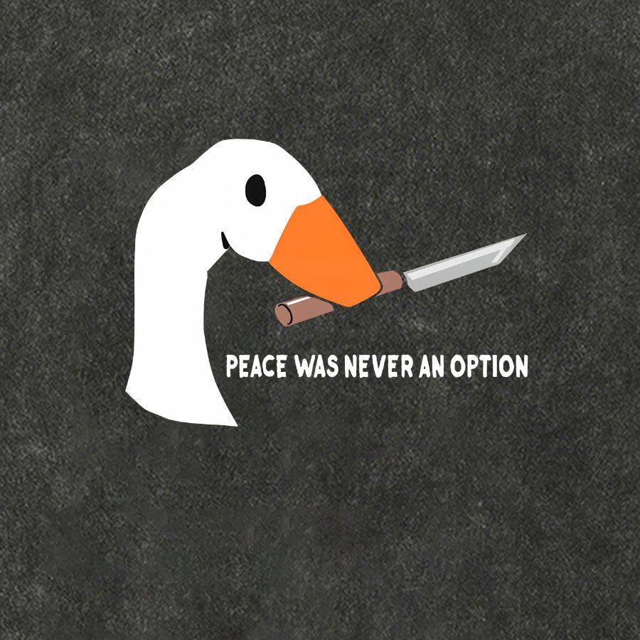 Peace Was Never An Option Vintage Distressed T-shirt