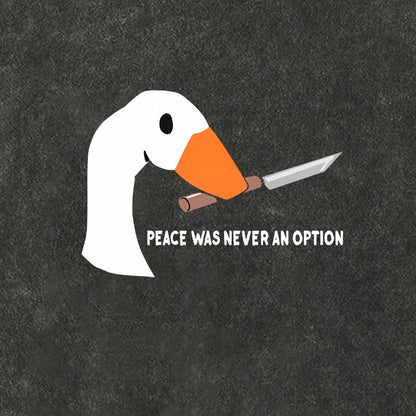 Peace Was Never An Option Vintage Distressed T-shirt