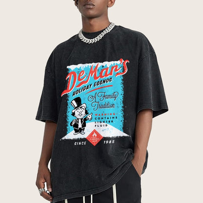 Charles DeMar's Eggnog with Lighter Fluid Vintage Distressed T-shirt