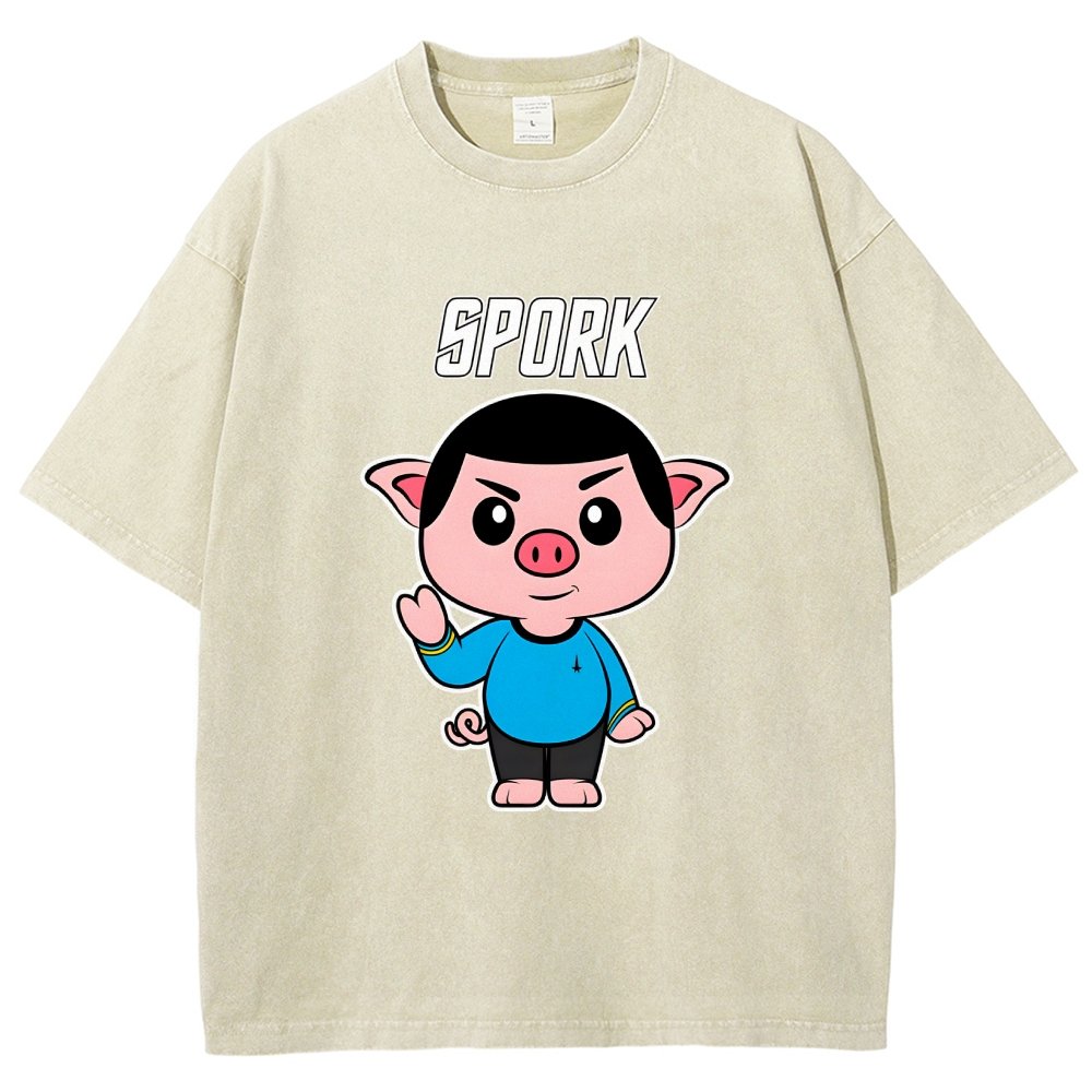 Spork Vintage Distressed T-shirt