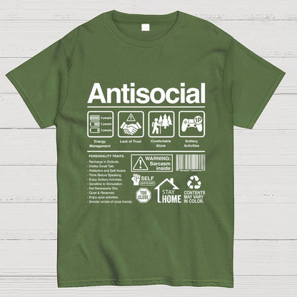 Antisocial Label Geek T-Shirt