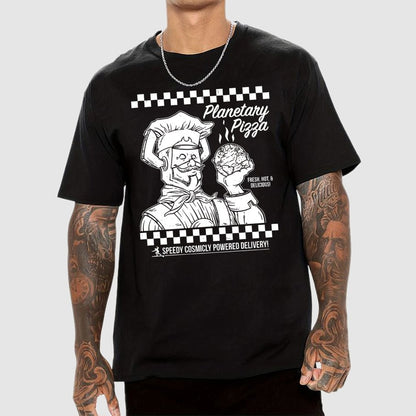 Planetary Pizza Unisex Geek T-Shirt