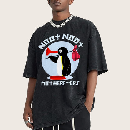 NOOT NOOT MOTHERF***ERS Vintage Distressed T-shirt