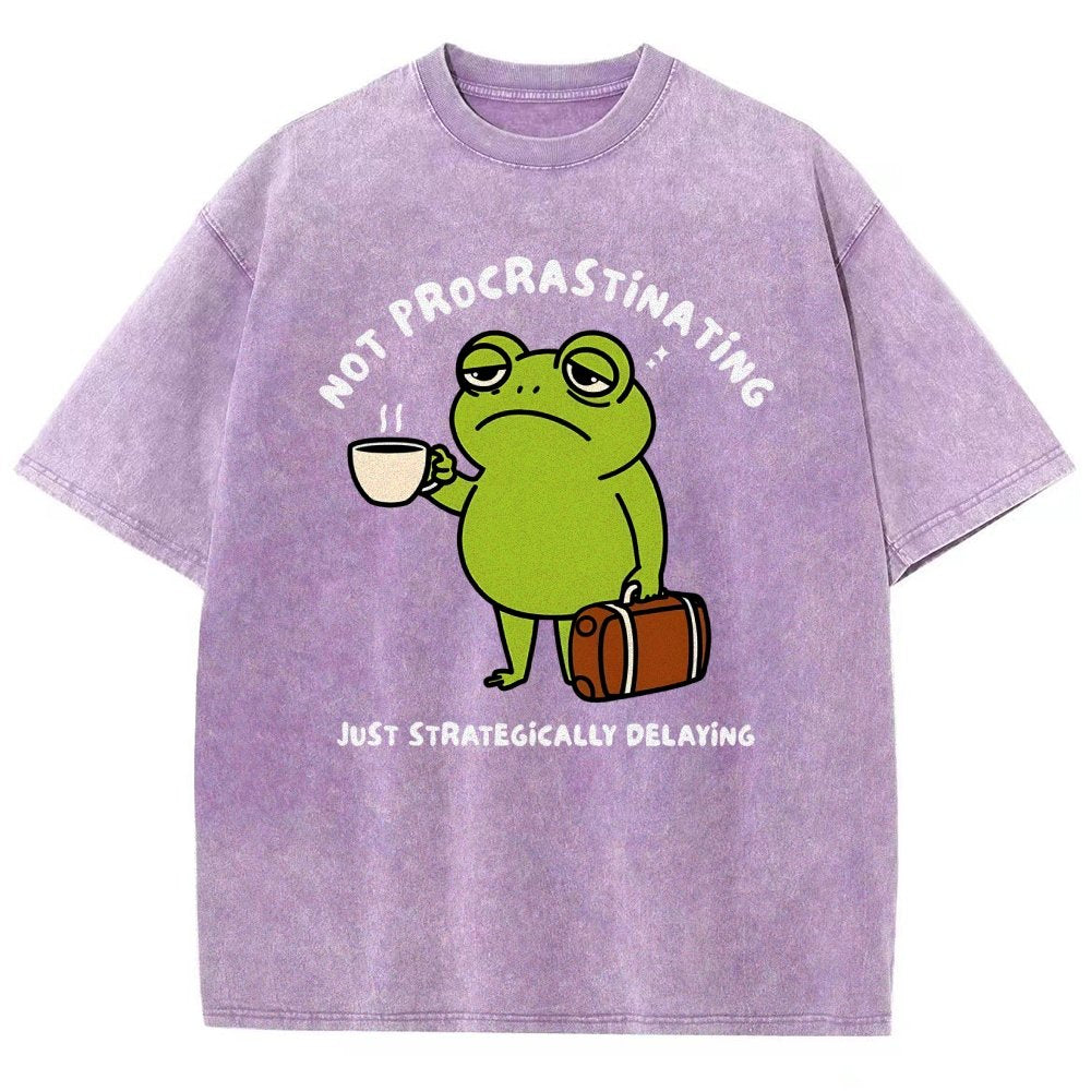 Not Procrastinating Vintage Distressed T-shirt