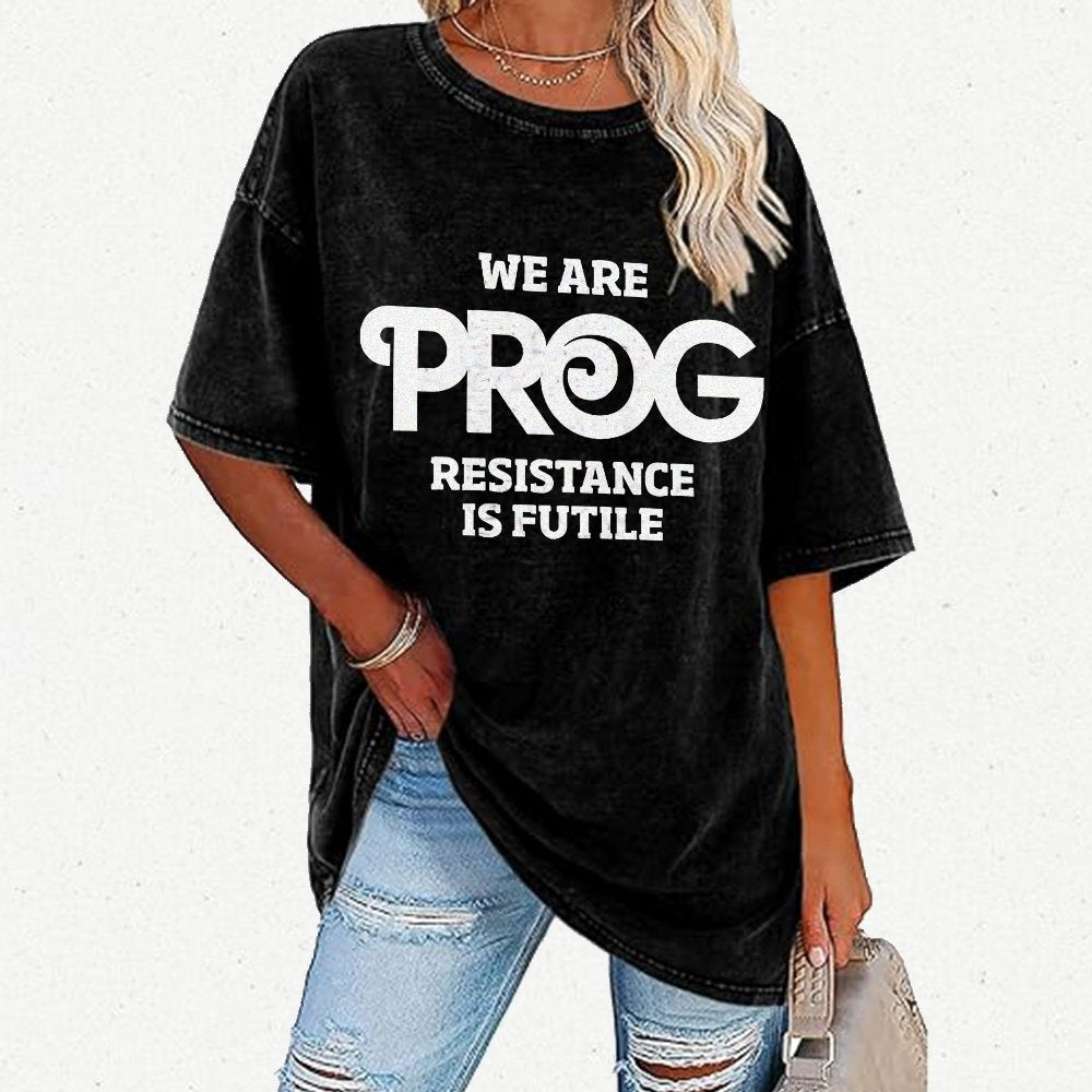 We Are Persistence Is Futile  Vintage Distressed T-shirt