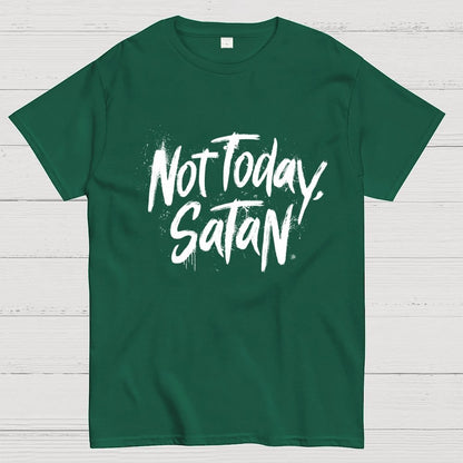 Not Today Satan Unisex Geek T-Shirt