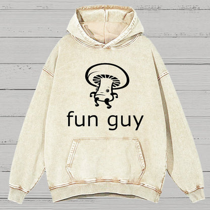 Fun Guy Vintage Distressed Hoodie