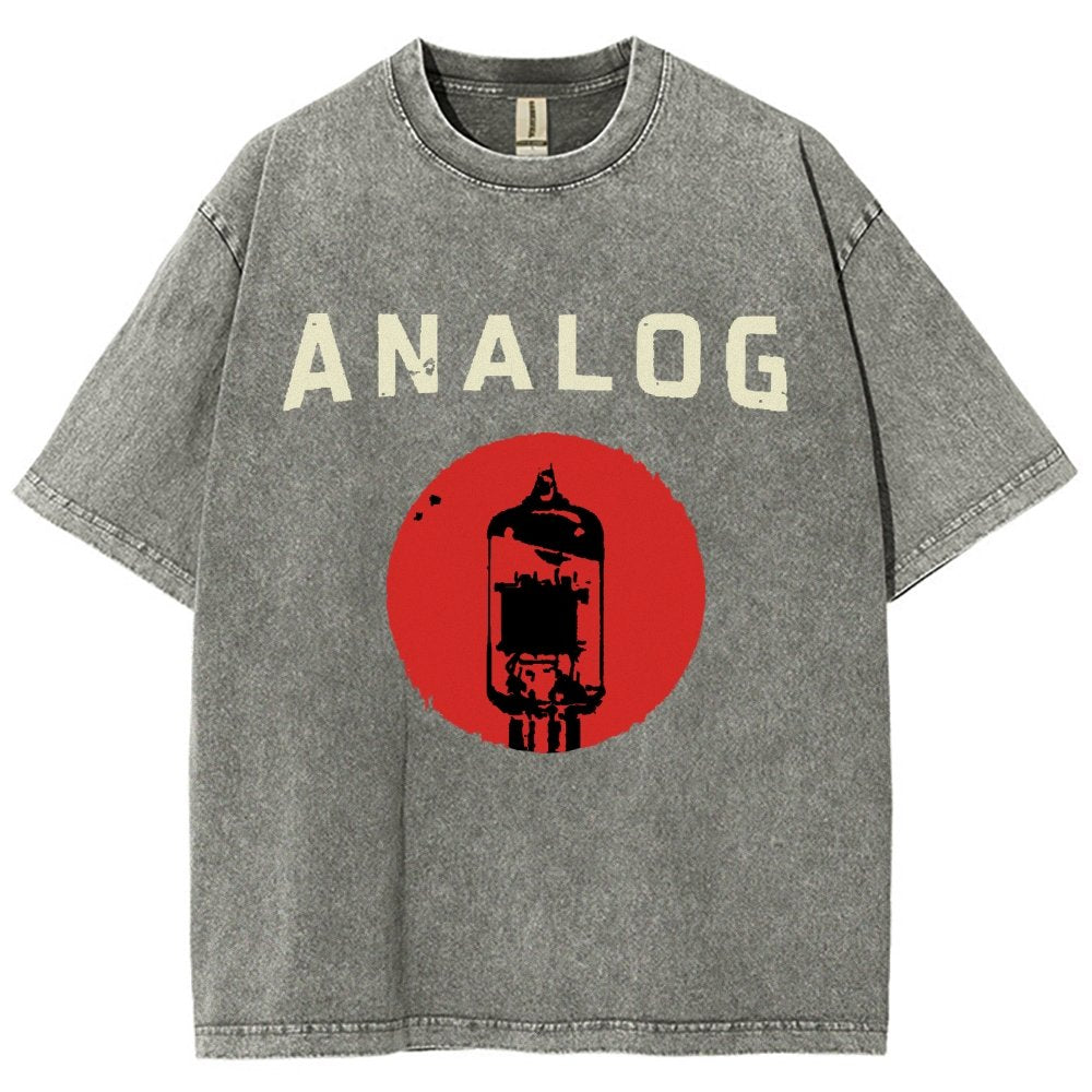 Vacuum Tube Analog Distressed Vintage Distressed T-shirt