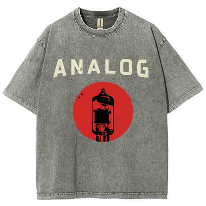 Vacuum Tube Analog Distressed Vintage Distressed T-shirt
