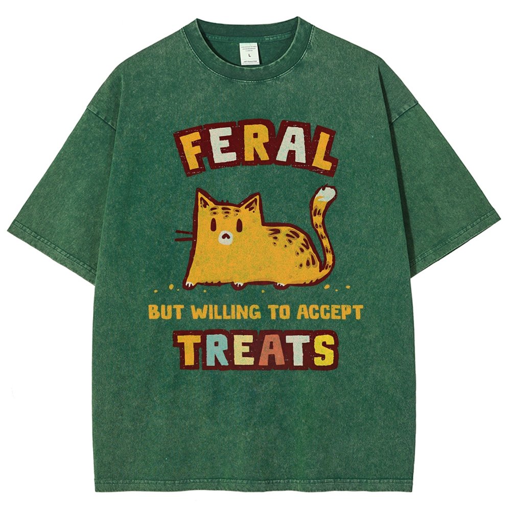 Slightly Feral Vintage Distressed T-shirt