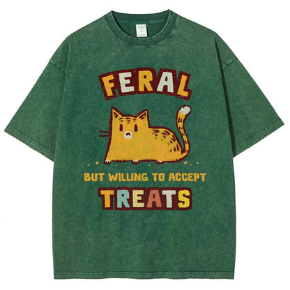 Slightly Feral Vintage Distressed T-shirt