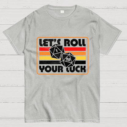 RPG Vintage Roll For Luck Geek T-Shirt