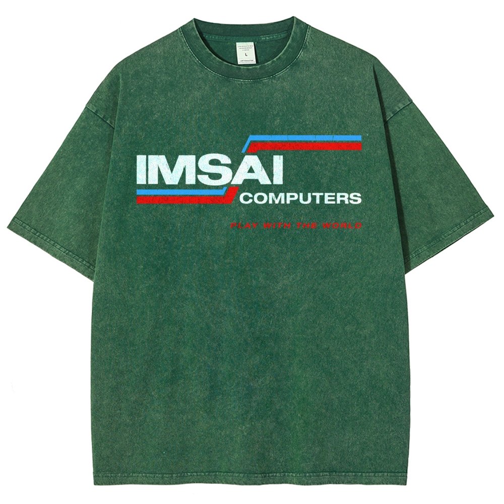 IMSAI Computers Vintage Distressed T-shirt