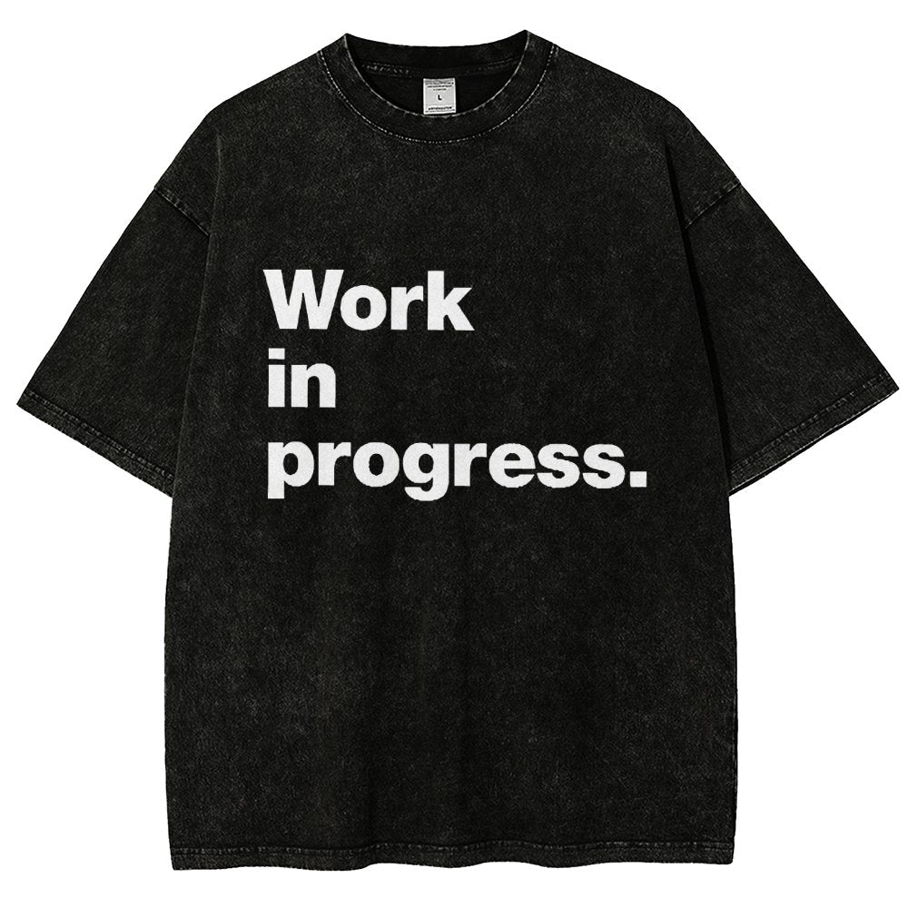 Work In Progress Vintage Distressed T-shirt