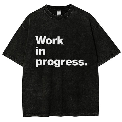Work In Progress Vintage Distressed T-shirt