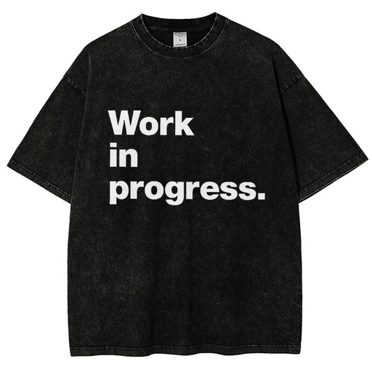 Work In Progress Vintage Distressed T-shirt