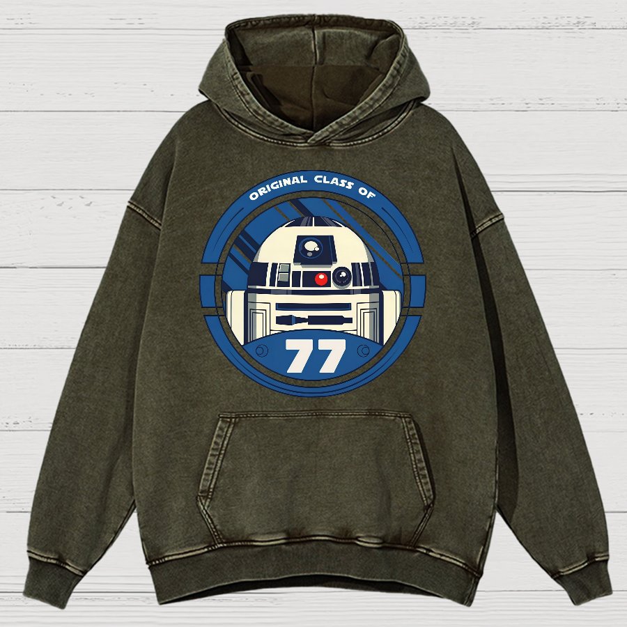 Original Class Of 77 Vintage Distressed Hoodie