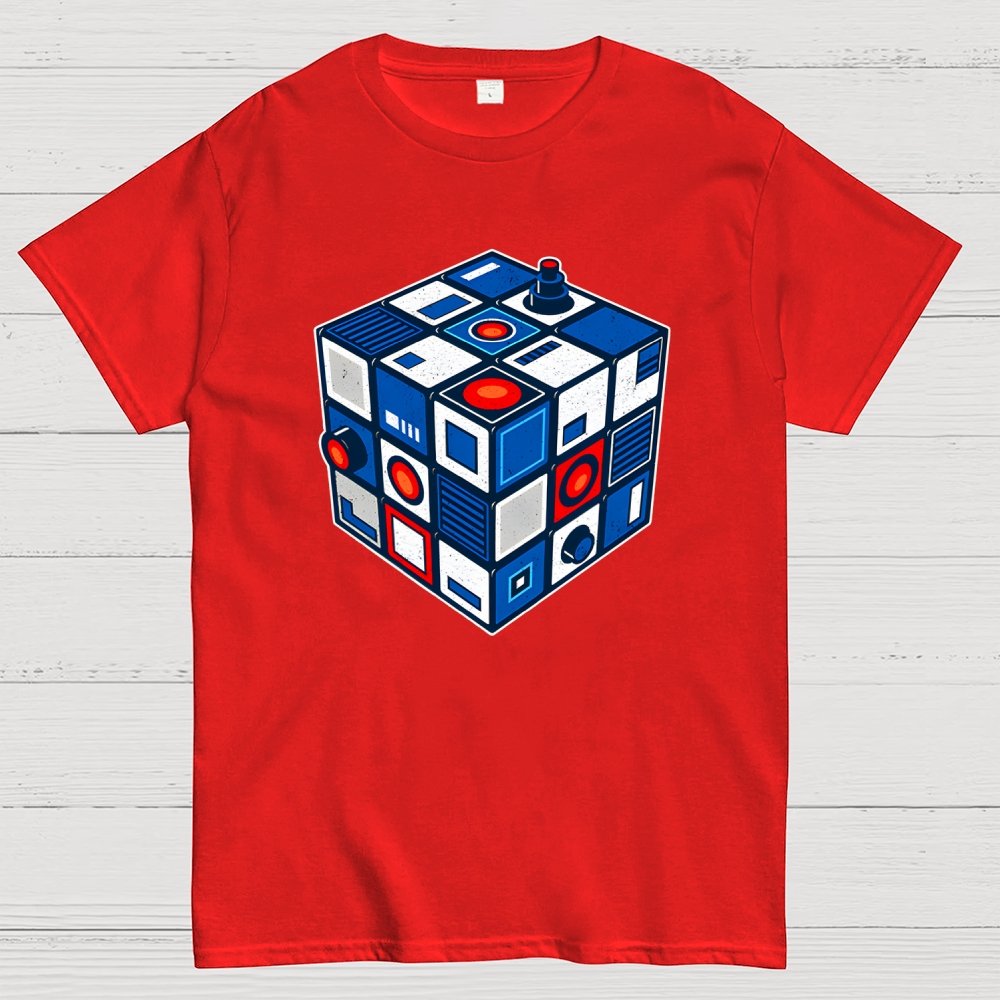 Droid Cube Geek T-Shirt