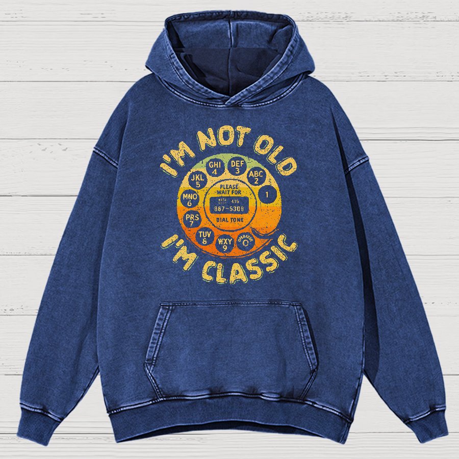 The Classic Communicator Vintage Distressed Hoodie