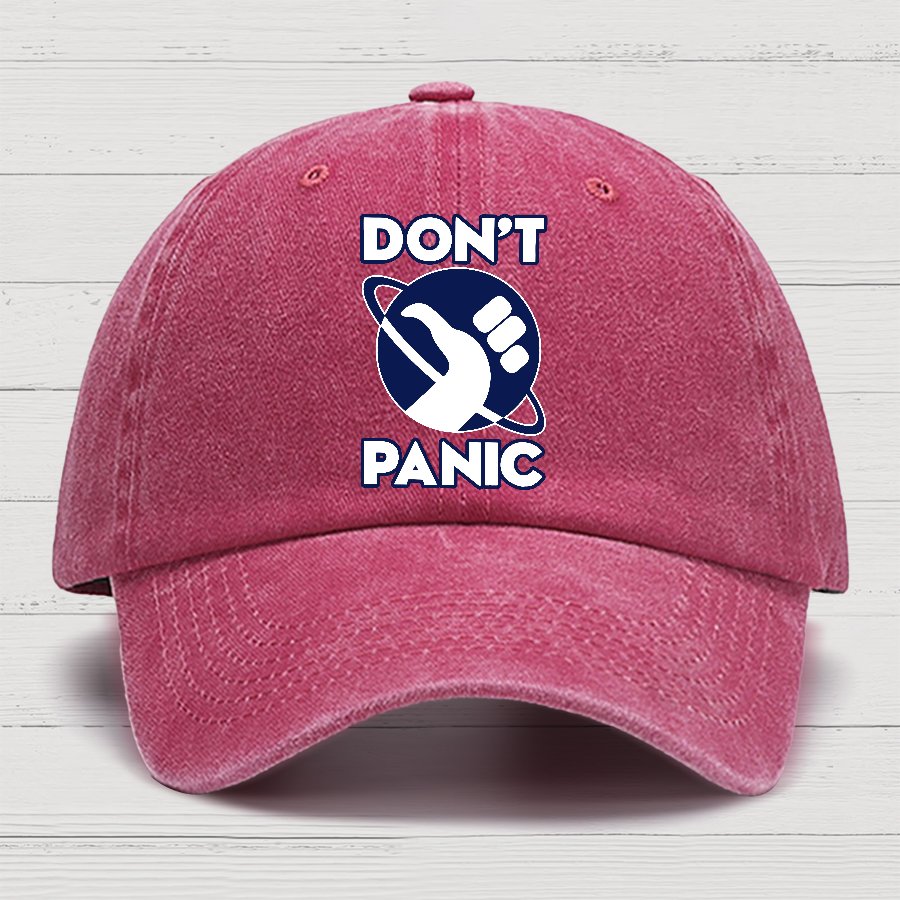 Don't Panic Cotton Hat