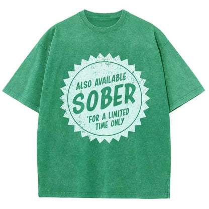 Also Available Sober Vintage Distressed T-shirt