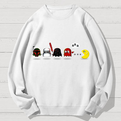 Space Wars Geek Cotton Sweatshirt