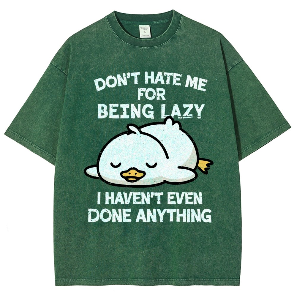 Duck Done Nothing Vintage Distressed T-shirt