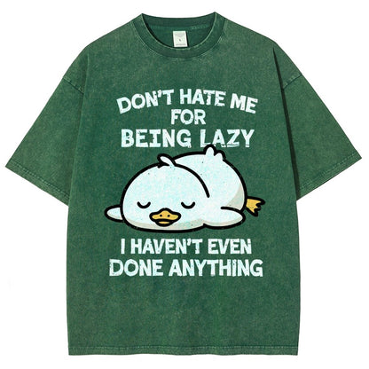 Duck Done Nothing Vintage Distressed T-shirt