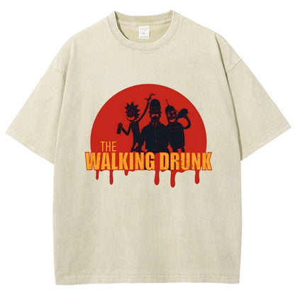 The Walking Drunk Vintage Distressed T-shirt