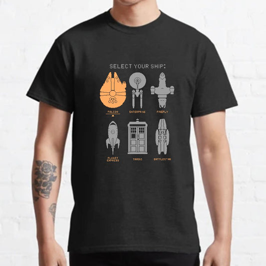 Choose Your Ship Geeky T-Shirt
