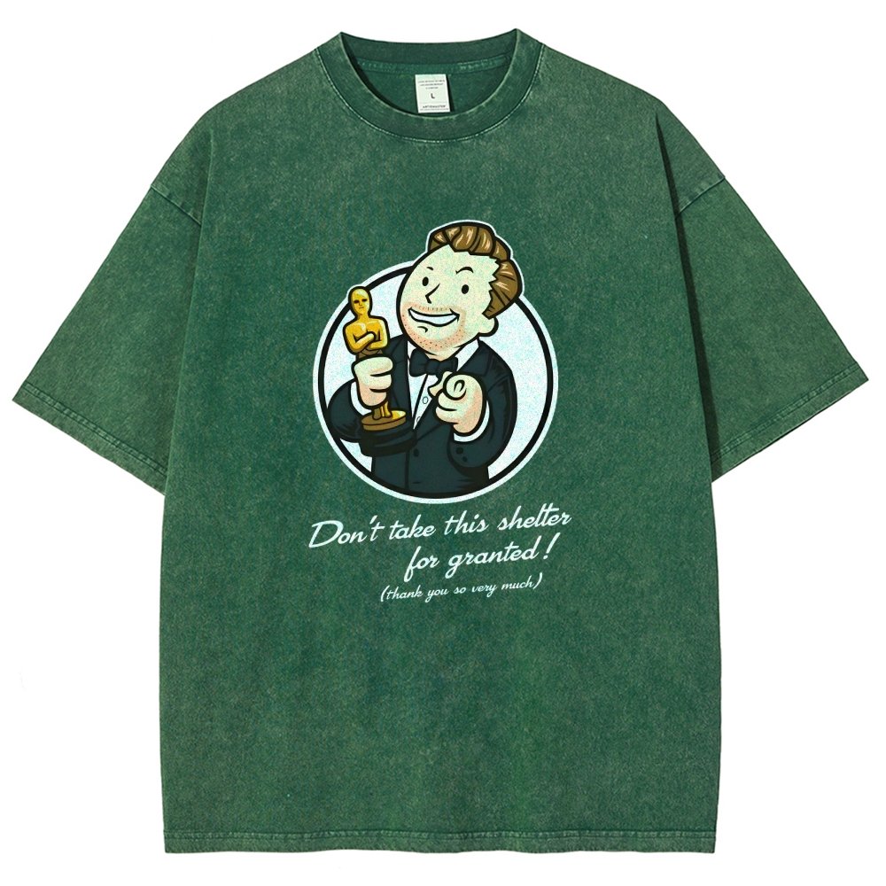 Black Cat Under The Sakura Vintage Distressed T-shirt