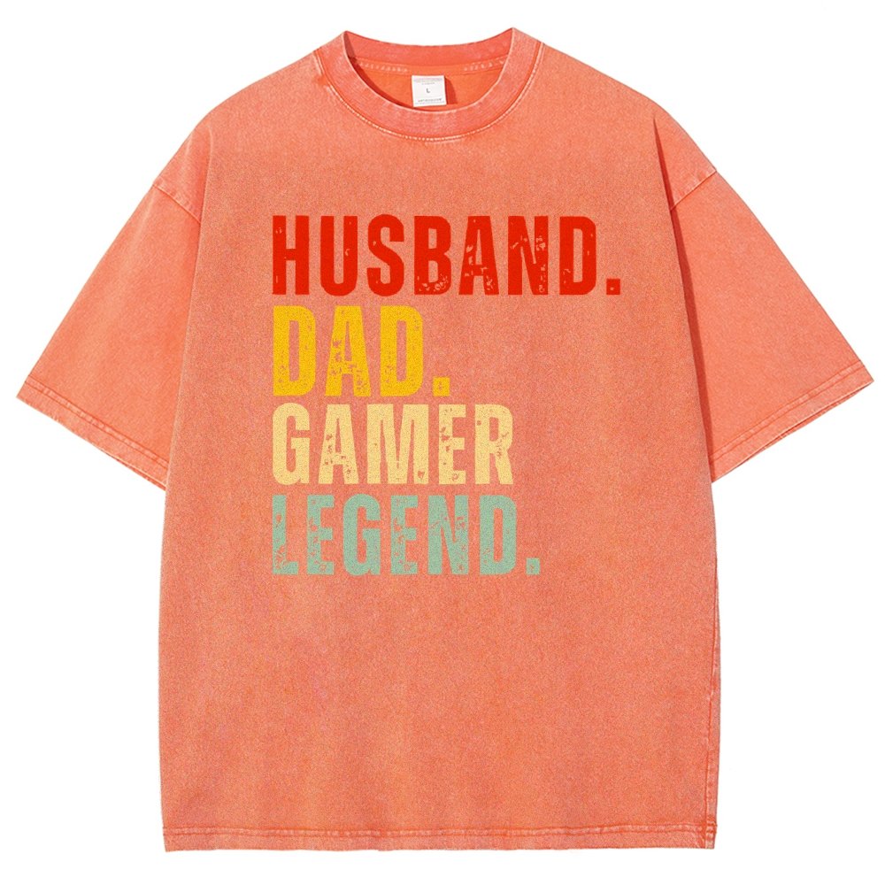 Gamer Dad Vintage Distressed T-shirt