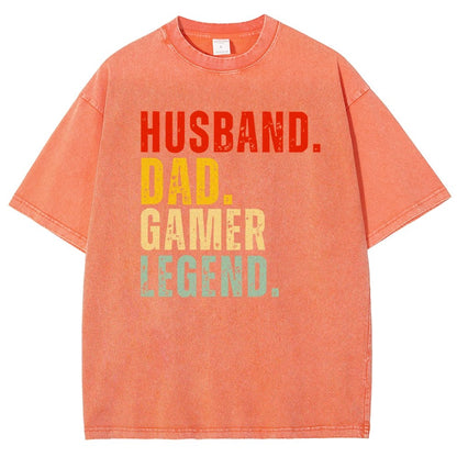 Gamer Dad Vintage Distressed T-shirt