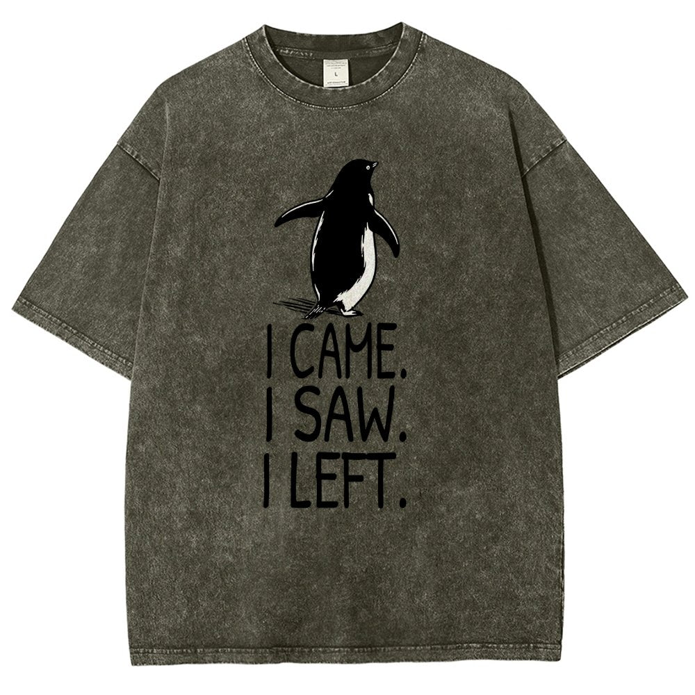 Nihilist Penguin Vintage Distressed T-shirt