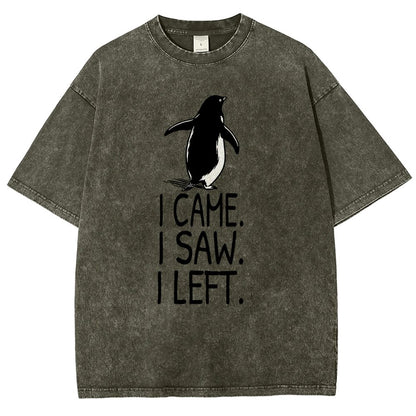 Nihilist Penguin Vintage Distressed T-shirt