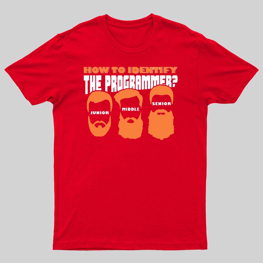 How To Identify The Programmer Funny Programmer Geeky T-Shirt