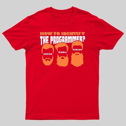 How To Identify The Programmer Funny Programmer Geeky T-Shirt