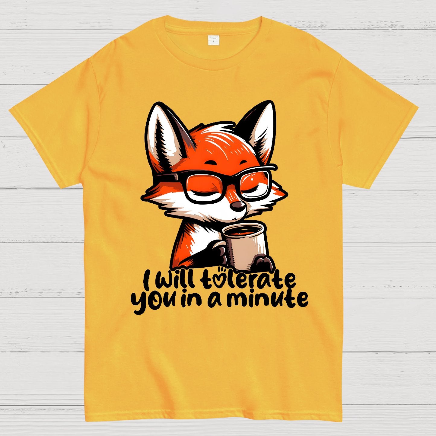 Tolerant Fox Geek T-Shirt