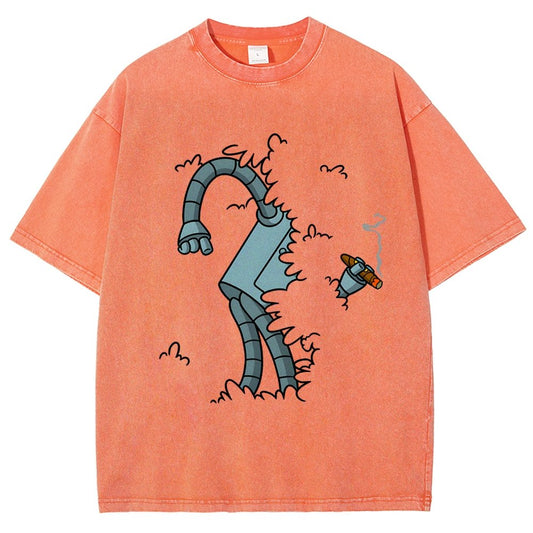 Bite My Shiny Metal Thing Vintage Distressed T-shirt