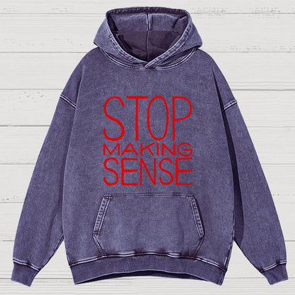 Stop Making Sense Vintage Distressed Hoodie
