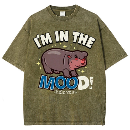 I'm In The MOOd Deng Vintage Distressed T-shirt