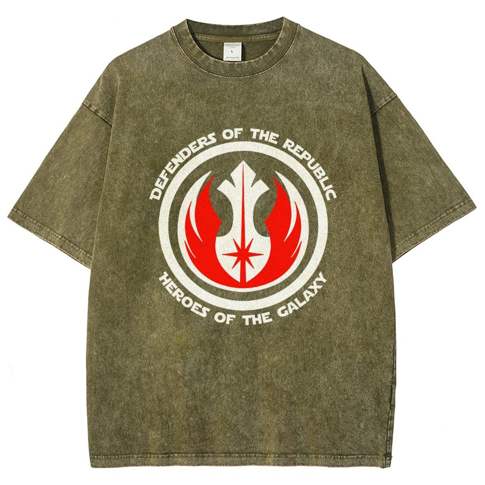 Protectors Of The Realm Heroes Of The Cosmos Vintage Distressed T-shirt